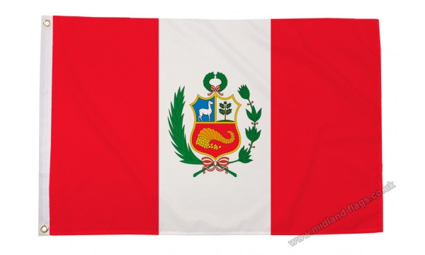 Peru Crest Flag
